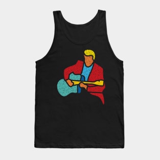 Colorful Guitarist Tank Top